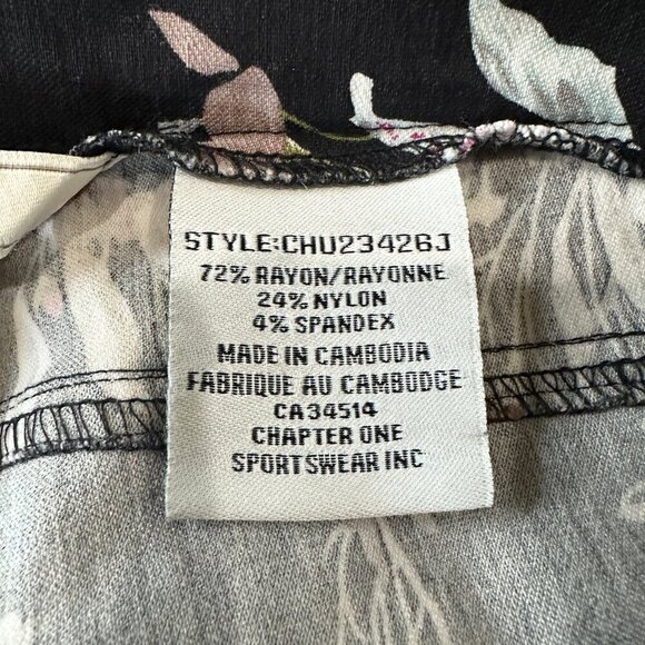 JULES & LEOPOLD Casual Stretch Floral Trousers Pants Size Small - Picture 8 of 9